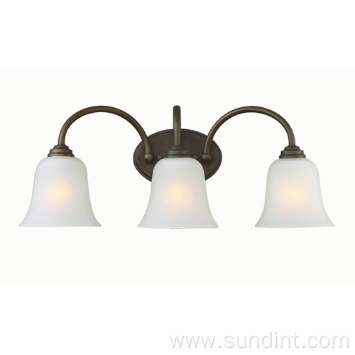 Antiqued Steel Bathroom Vanity Lamps Wall Lighting